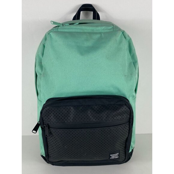Herschel Supply Pop Quiz Lucite Green With Laptop Compartment Backpack F191 - Picture 1 of 8